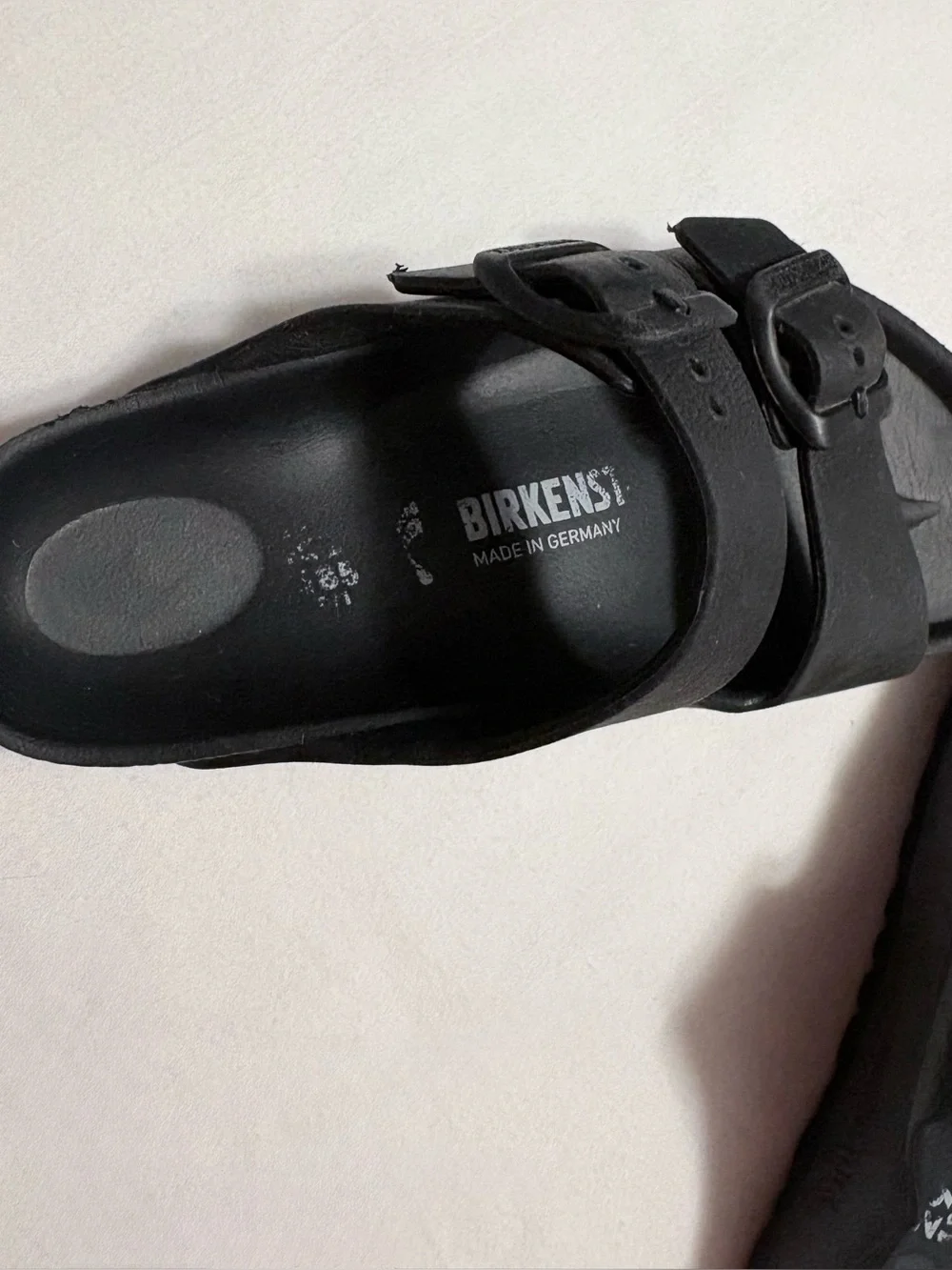 Birkenstock Kids Black Double Buckle Arizona Sandals
